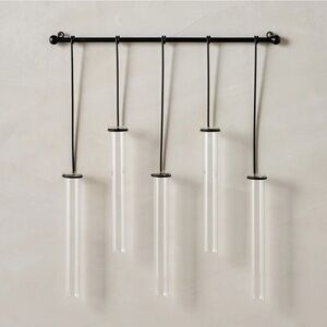 Magnolia Lila Black Wall Vases